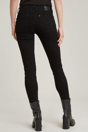 Jeans Lynn mid skinny noir