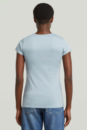 T-shirt slim bleu