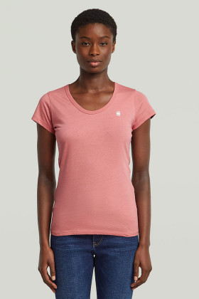 T-shirt slim rose femme