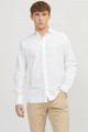 Chemise lin et coton blanche