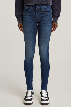 Jeans skinny lhana bleu foncé femme