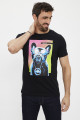 T-shirt Bulldog noir