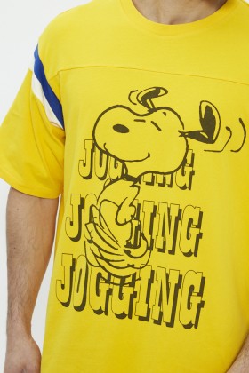 T-shirt jaune snoopy