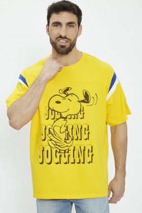 T-shirt jaune snoopy