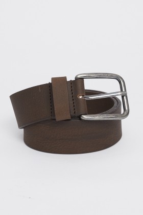 Ceinture en cuir marron modèle Redamos Redksins