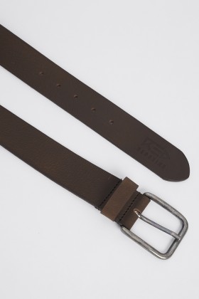 Ceinture en cuir marron modèle Redamos Redksins