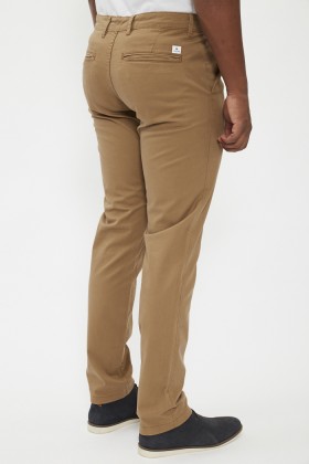 Pantalon chino marron 