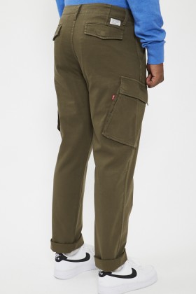 Pantalon cargo kaki