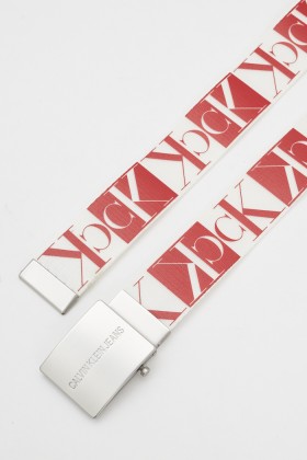 Ceinture blanche et rouge