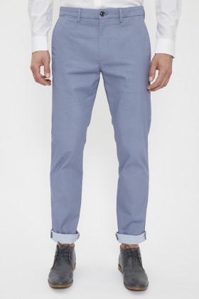 Pantalon chino bleu