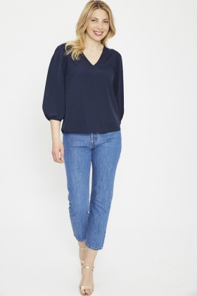 Blouse bleu marine 