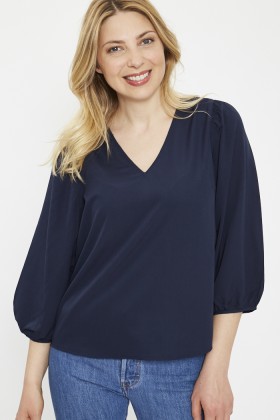 Blouse bleu marine 