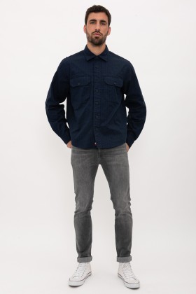 Chemise bleu marine