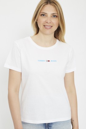 T-shirt blanc imprimé