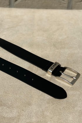 Ceinture en cuir noir