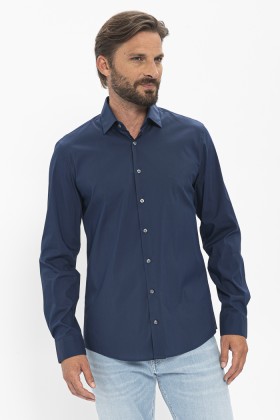 Chemise bleue