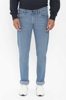 Jeans slim luke bleu délavé