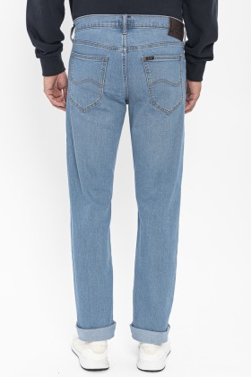 Jeans slim luke bleu délavé