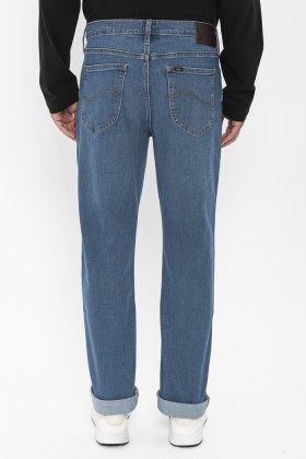 Jeans relaxed west bleu denim