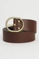 Ceinture en cuir marron