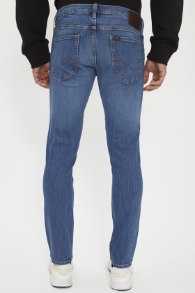 Jeans coupe slim luke bleu denim Lee