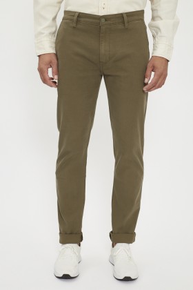 Pantalon chino kaki