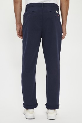 Pantalon chino bleu