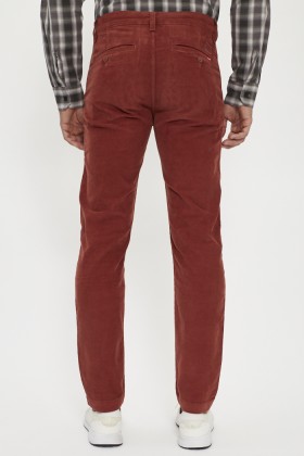 Pantalon chino rouge