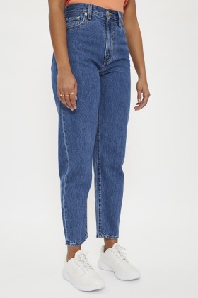 Jeans high loose taper