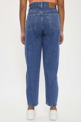 Jeans high loose taper