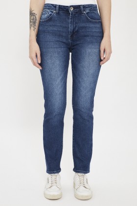 Jeans slim délavé