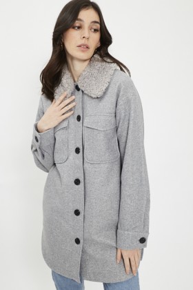 Manteau col mouton