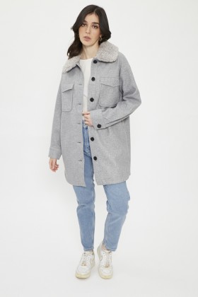 Manteau col mouton