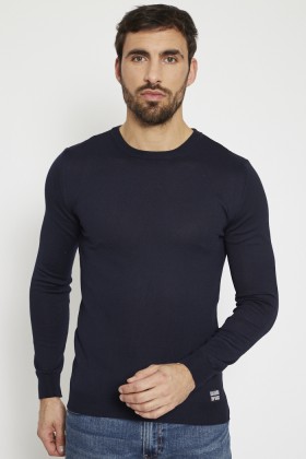 Pull bleu marine