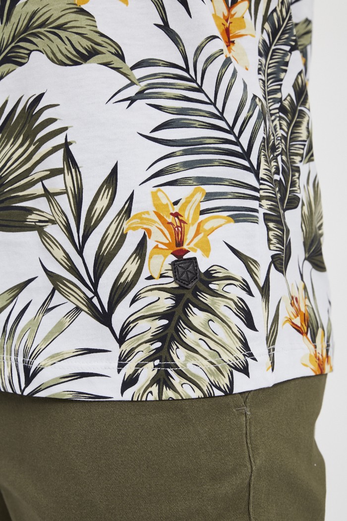 Short imprimé tropical coton stretch Homme JACK & JONES à prix -  Degriffstock