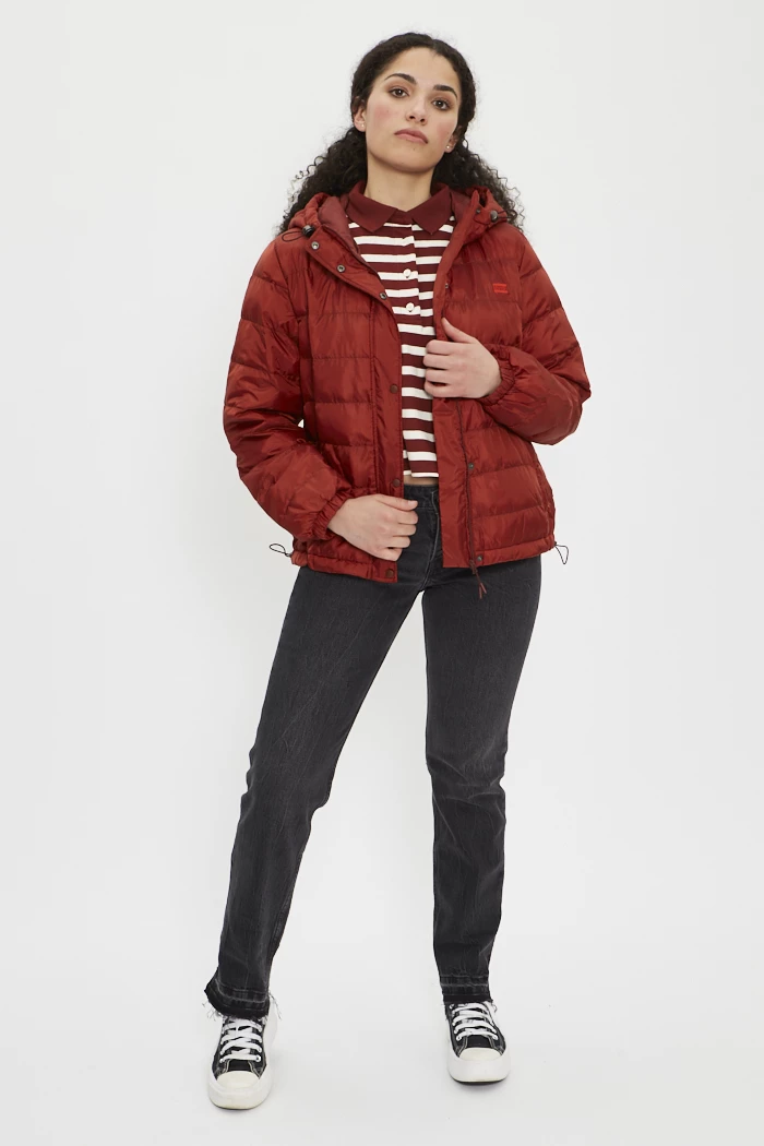 Veste levis rouge femme fashion