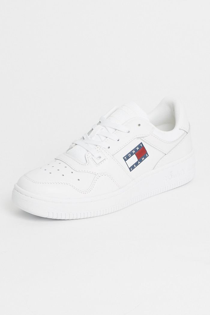 Baskets blanches tommy hilfiger hot sale