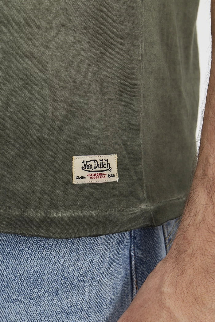 T-shirt kaki Von Dutch