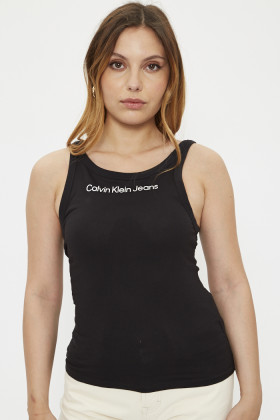 Débardeur calvin klein noir pour femme