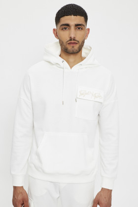 Sweat à capuche brodé pour homme