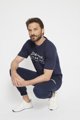 T-shirt bleu marine