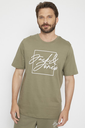 T-shirt Jack & Jones pour homme kaki