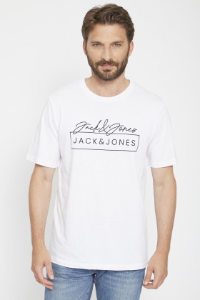 T-shirt blanc pour homme Jack & Jones