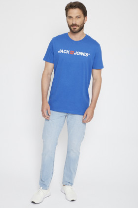 T-shirt manches courtes bleu