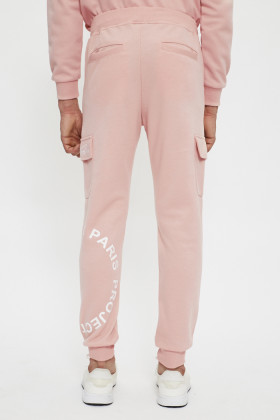 Bas de jogging rose pour homme