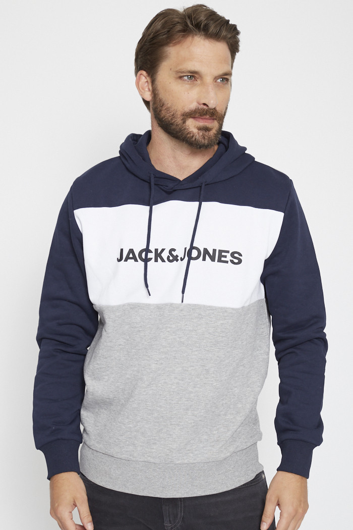 JACK & JONES Sweat à Capuche Classique pour Homme avec Logo de la Marque,  XS : : Mode