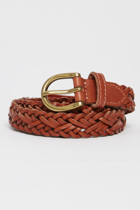 Ceinture en cuir marron