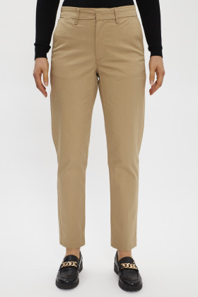 Chino unbasic Kaki/Beige pour femme marque Levi's