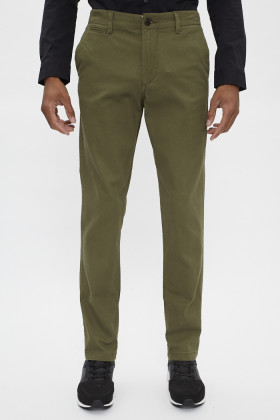 Pantalon chino kaki