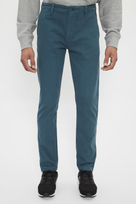 Chino slim bleu atlantic homme